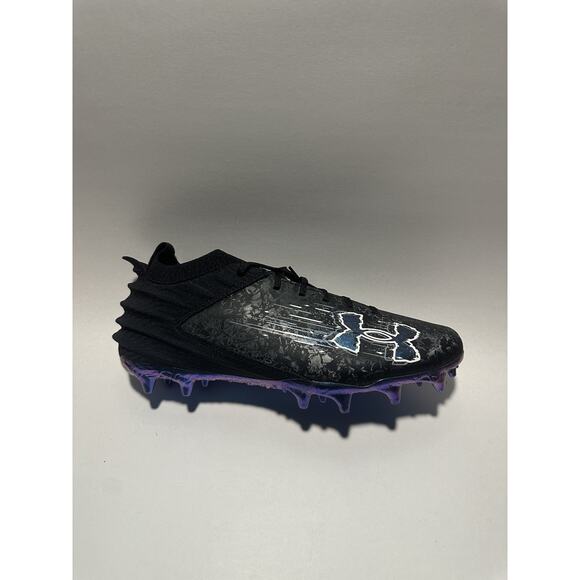 Under Armour Blur Smoke 2.0 MC Suede Football Cleats Men's 13 Black 3027978-001 - Picture 3 of 6